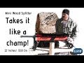 Splitting BIG Hardwood with a 5 Ton Electric Hydraulic Wood Log Splitter