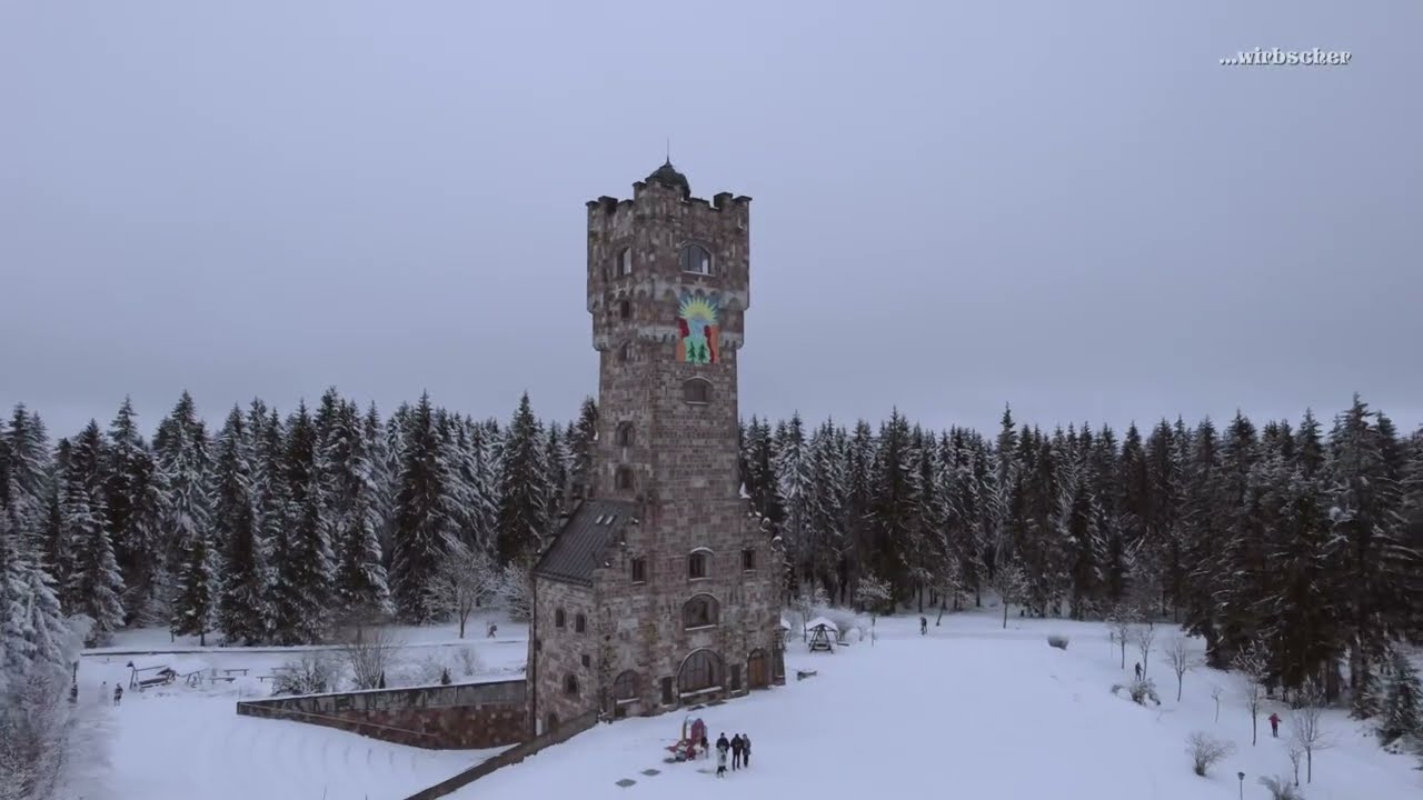 Der Altvaterturm bei Lehesten in Thüringen