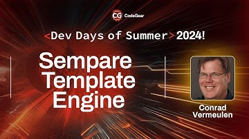Sempare Template Engine - Conrad Vermeulen | Dev Days of Summer 2024