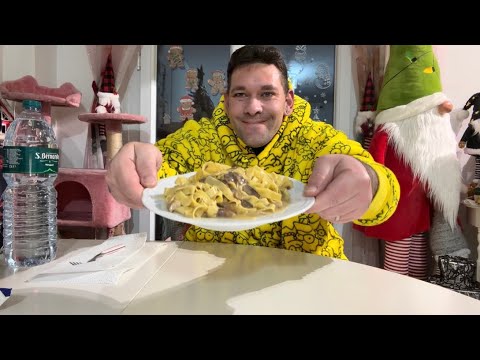 Video MUKBANG DI MEZZO KG DI TAGLIATELLE AI FUNGHI ? SUPER PORCELLOSO!!!!