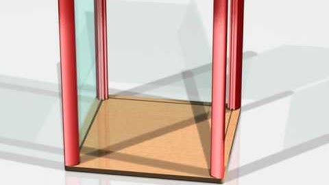 OCTANORM® . Display Systems . V 2005 Elliptical extrusion / V 2222  shelf support