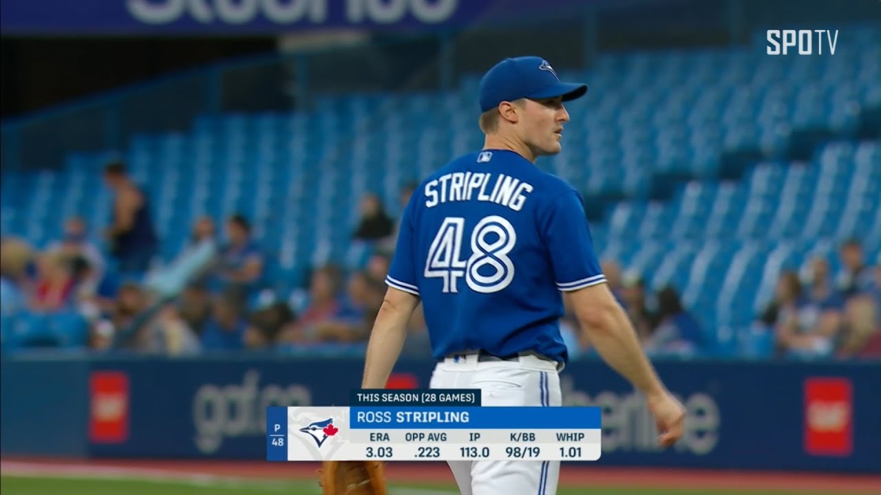 [MLB] 탬파베이 vs 토론토 MVP 로스 스트리플링 (09.15)