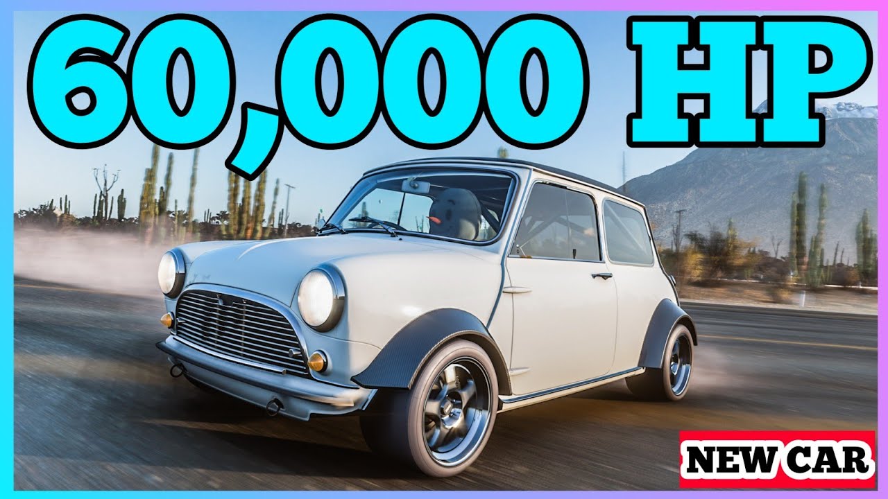 Forza Horizon 5 60,000 Horsepower Mini Cooper (Insanely Fast Mini