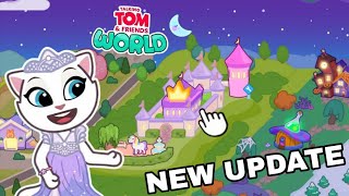 Talking Tom & Friends World: 🍓NEW UPDATE - Princess Castle, Tall Tower & Unicorn Corral 🦄✨️ screenshot 2