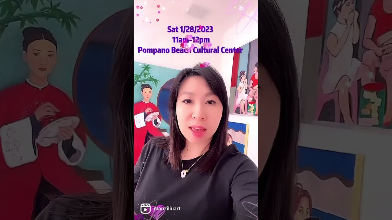 I will be Painting LIVE this Saturday at Pompano Beach Cultural Center!