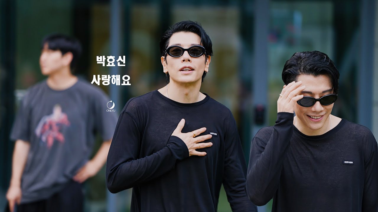 박효신 PARK HYO SHIN_올블랙쿄 대장 사랑해요 _뮤지컬 팬텀 퇴근길_ 20250706