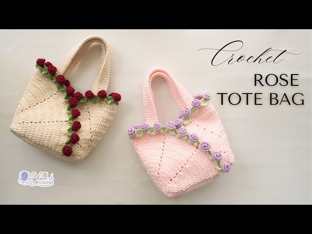 TYPESERVICE ♥ Glittered Rose Handmade Knitted Bag sddefault.jpg