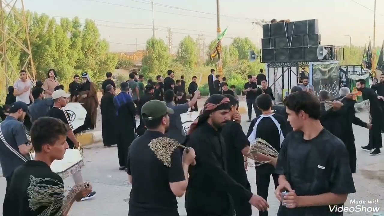 ياحسين.السلام عليك يا ابا عبد الله الحسين الديوانية. ناحيه نفر. 2025