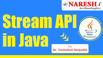 Stream API in Java | Session-2 | by Mr. Venkatesh Maipathi
