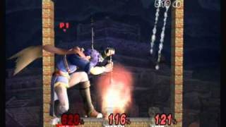 Brawl Hacks - Giant Ike v.s. Marth and Link