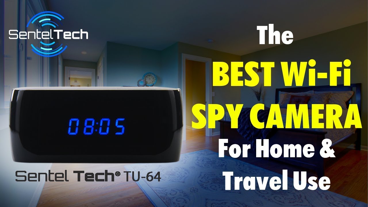 Spy Camera Clock EOVAS WiFi Hidden Spy Camera Clock Video Recorder Wireless IP Camera with Night Vision Motion Detection for Indoor Home Security Monitoring Nanny Cam