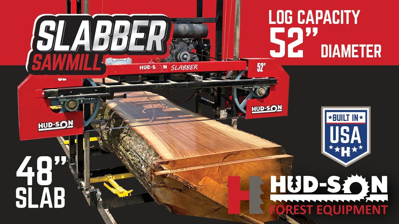 Slabber Sawmill Overview. Cut 48" slabs of wood with ease YouTube