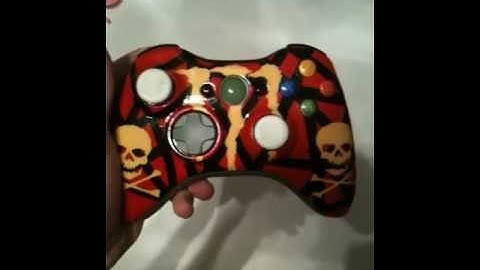 Monster Skull Custom Xbox Controller (LEDs and MOD)