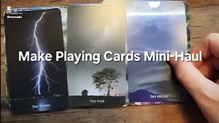 Make Playing Cards Mini-Haul Naturescapes Tarot Tarot of Architectural Objects and Arcadia Tarot