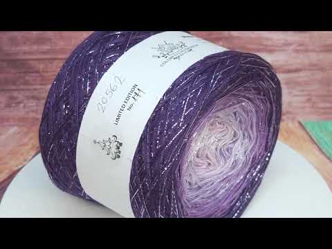 Video: Příze Čarovné klbko, (3n), 1000m, Limited Edition No.171, glitter lilac
