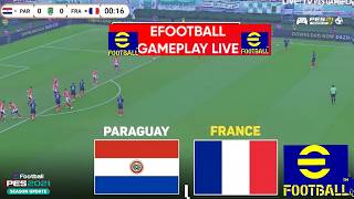 eFootball Pes 2021- Paraguay vs France I Full Match Simulation I Football Video Game screenshot 4
