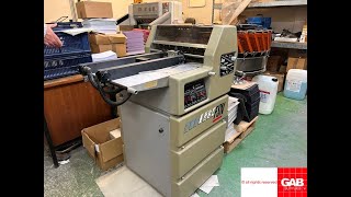 1994 Morgana FSN automatic numbering and perforating machine for sale   Gab Supplies Ltd