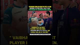 Jose Buttler 🗣️ on Vaibhav Sooryavanshi ❤️ 🔥 #Ipl#teamindia#RR