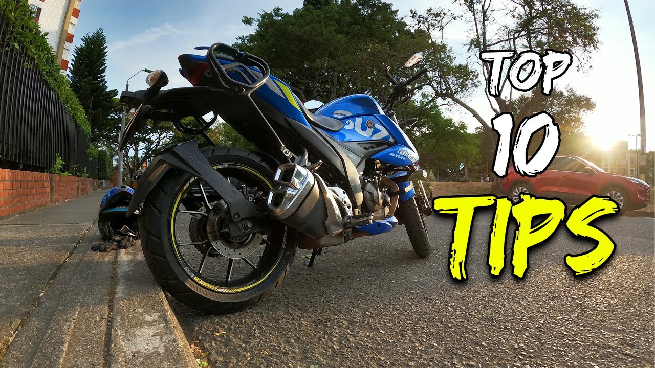 TOP 10 CONSEJOS para cuidar tu Gixxer 250 y cualquier moto | Con BONUS