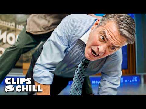 Estudio de Televisión se convierte en Crisis de Rehenes | El Maestro del Dinero (George Clooney)