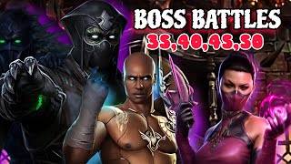 TOWER OF KHAOS BOSS FIGHTS 🔥 Insane Team Strategy!Mortal Kombat Mobile