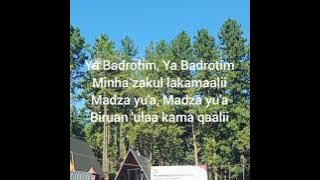 Ya Badrotim Vocal #farel #farelprayoga