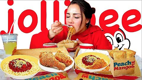TORONTO'S FIRST JOLLIBEE  MUKBANG FIRST IMPRESSION...