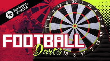 FOOTBALL DARTS GAME | Inflatable Foot Darts Experience
