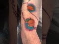 I was so stoked to do this Orange County tattoo! Jason won the free flash tattoo contest a while