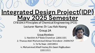 Integrated Design Project May 2025 CFB1043