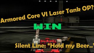 RETRO LASER TANK IS OP - Silent Line: Armored Core - Arena - PS2