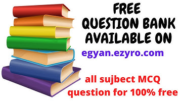 MCOM PART 2 MCQ QUESTION BANK AVAILABLE FOR FREE on egyan.ezyro.com