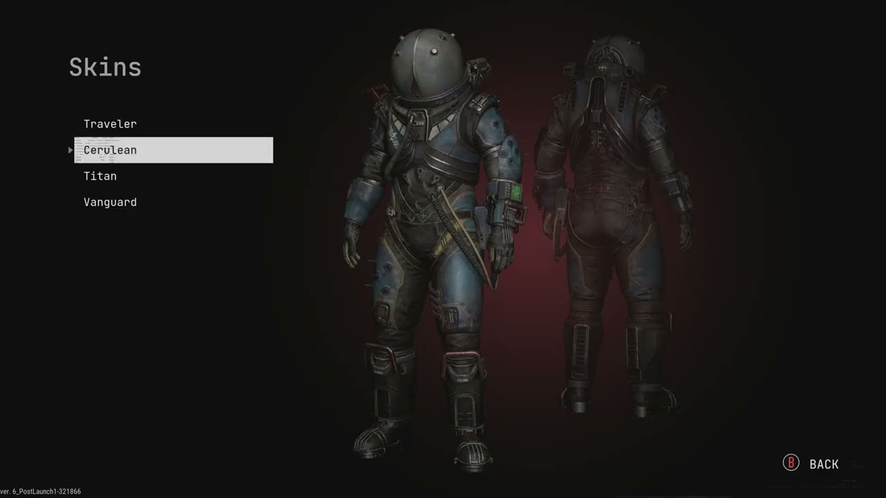 Cronos: The New Dawn - Skins Appearances: Vanguard, Traveler, Cerulean and Titan Color Patterns