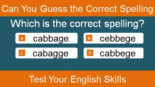 Can you guess the correct spelling? || Misspelled Quiz ||Part 09|| Brain Fun