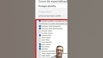 Caixa proteger planilha no Excel  #byeverton #excel #excelbr #microsoft #excelbrasil