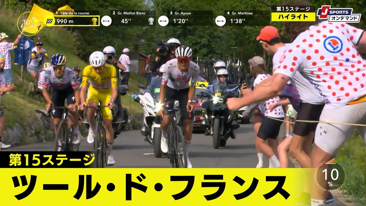 【フィニッシュシーン】ツール・ド・フランス 第15ステージ｜Cycle*2026