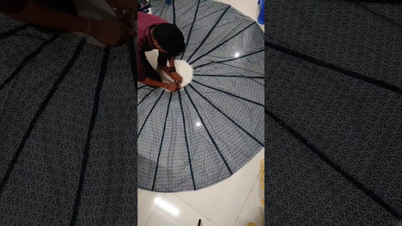 Lahenga ki Cutting And Stitching And Net fabric #stiching #lehenga #choli