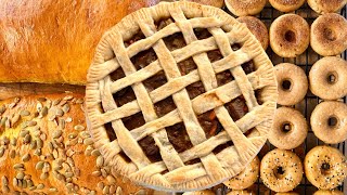 Beef Pot Pie, Pumpkin Donuts, and Koginut Sandwich Breads
