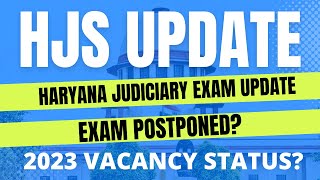 Haryana Mains Exam Tentative Date 2022  Hjs Exam Update  Civil Judge Exam Haryana