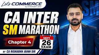 CA Inter SM Marathon Part 1| Sept 26 Exams | Live with CA Rishabhh Jainn Sir