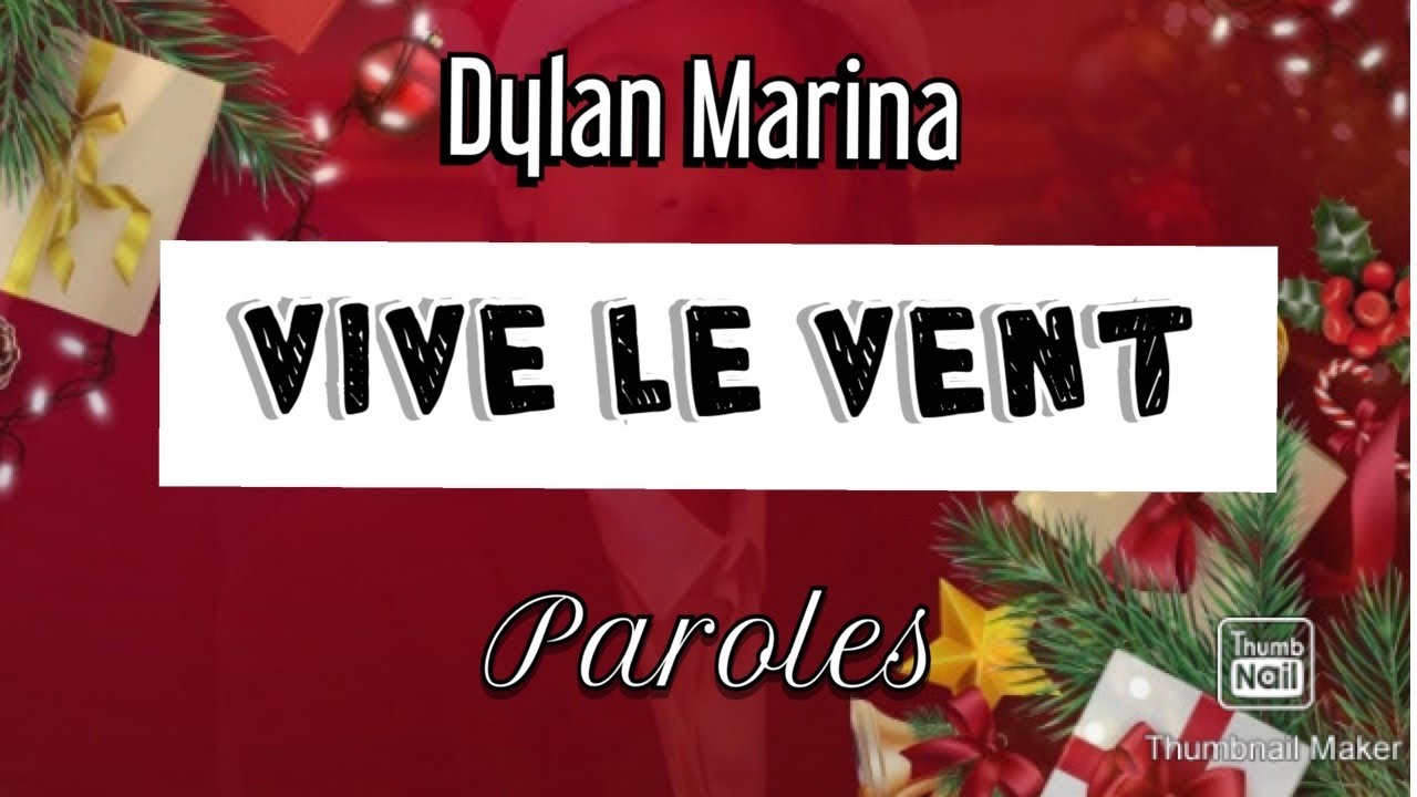 Vive le vent - Dylan - Paroles - YouTube