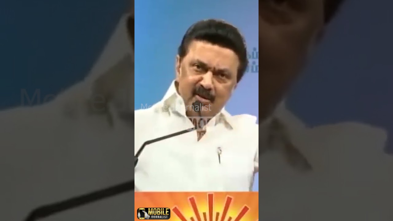 CM MK Stalin Ultimate Speech about SP Velumani | 