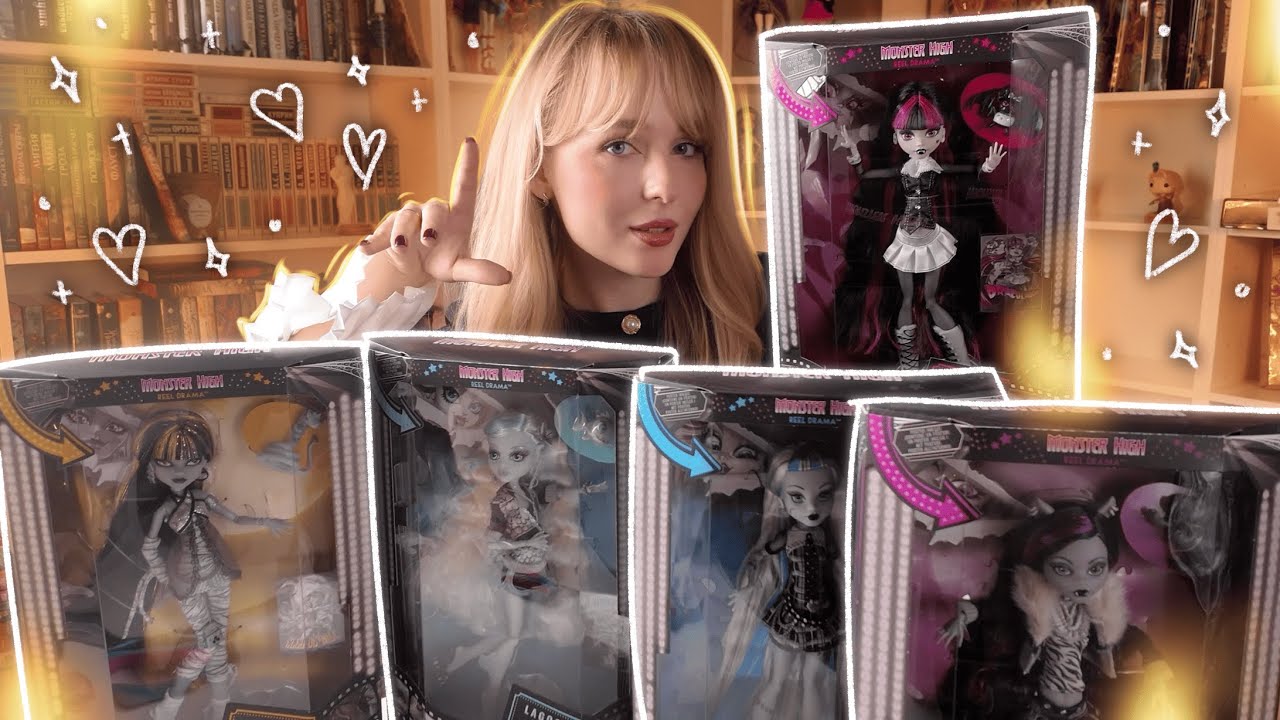 ДА, ЭТО ВСЯ КОЛЛЕКЦИЯ КУКОЛ MONSTER HIGH REEL DRAMA В ОДНОМ ВИДЕО