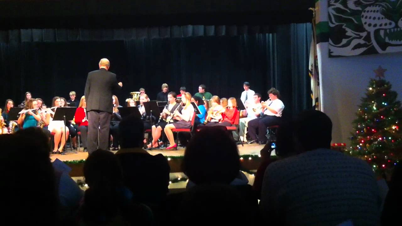 Paden City High School Concert Band 2011 "Twenty Carols in Two Minutes