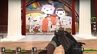 Left 4 Dead 2 Campaign Gameplay 581 - Prodeus Requiem: Night at the Museum (2/2)