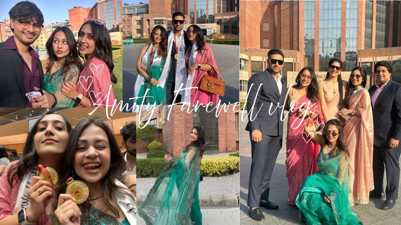 College’s Over… Now What?! 🤷‍♀️🎓| Farewell Vlog *chaotic* | Amity University
