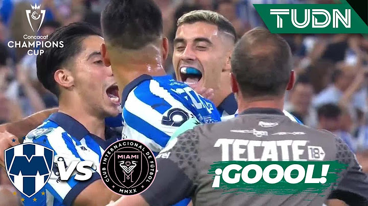 ¡GOLAZO! Berterame saca BOMBAZO | Monterrey 3-0 Inter Miami | CONCACHAMPIONS 2024 | TUDN