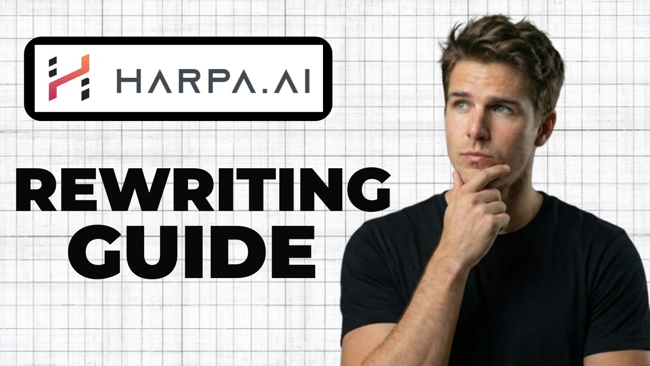 How To Use Harpa AI Rewriting (Quick Guide) - YouTube