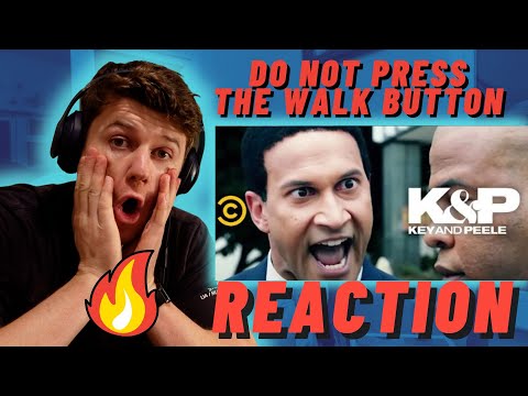 Do Not Press the Walk Button - Key & Peele ((IRISH REACTION!!))
