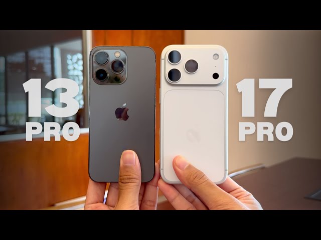 iPhone 13 Pro vs iPhone 17 Pro: Its Finally Worth Upgrading - YouTube